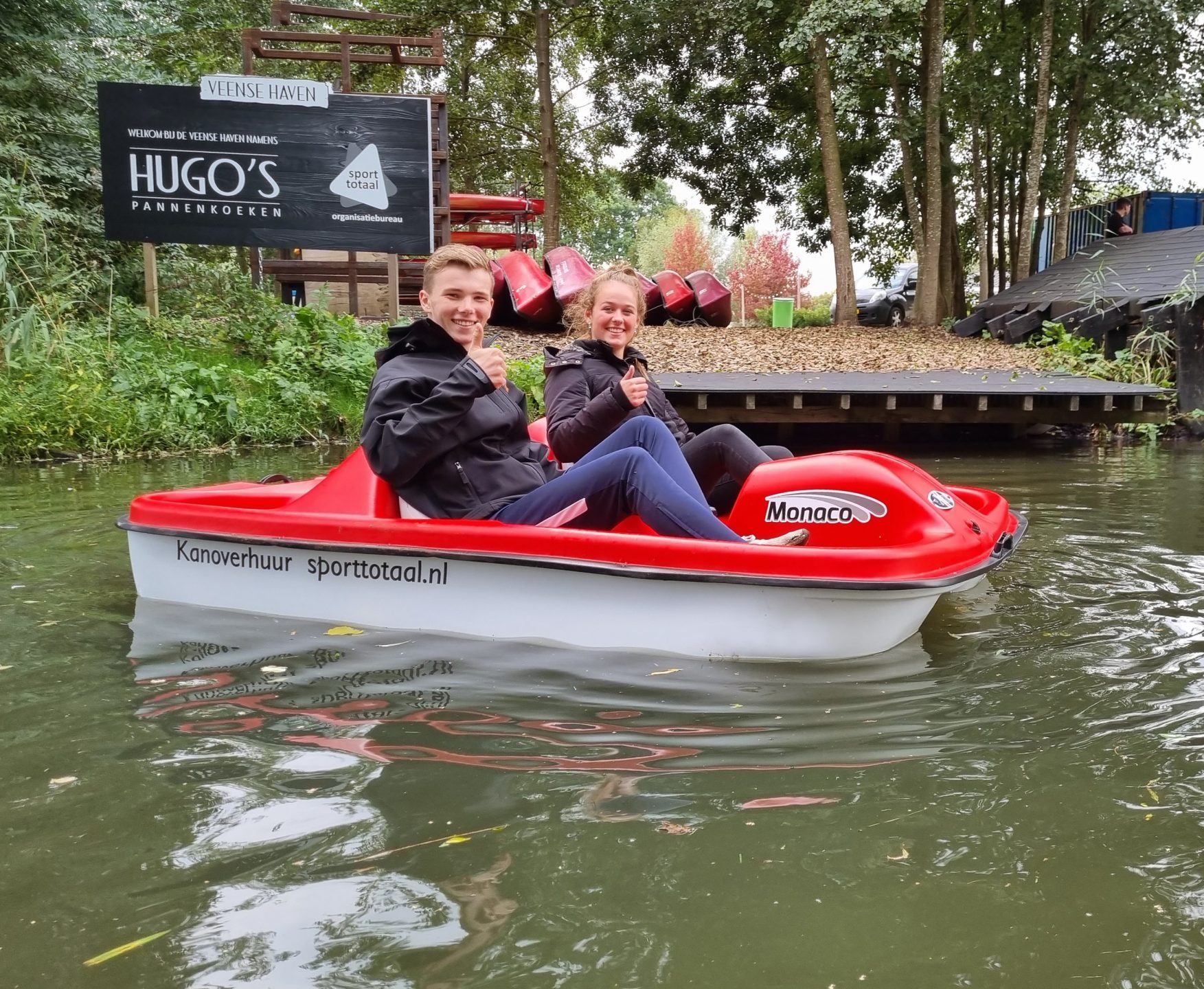 Waterfietsen De Veense haven Veenendaal